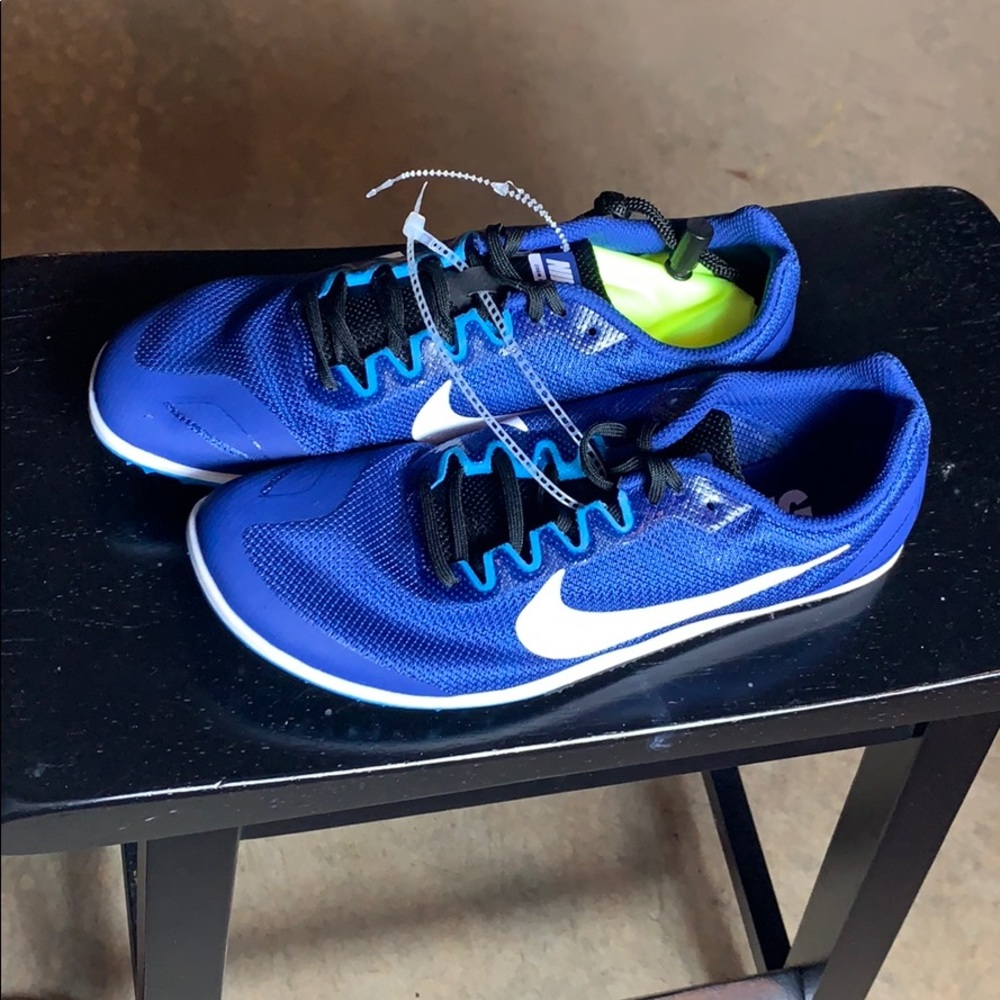 Nike Track Shoes with spikes and bag Sz 8.5